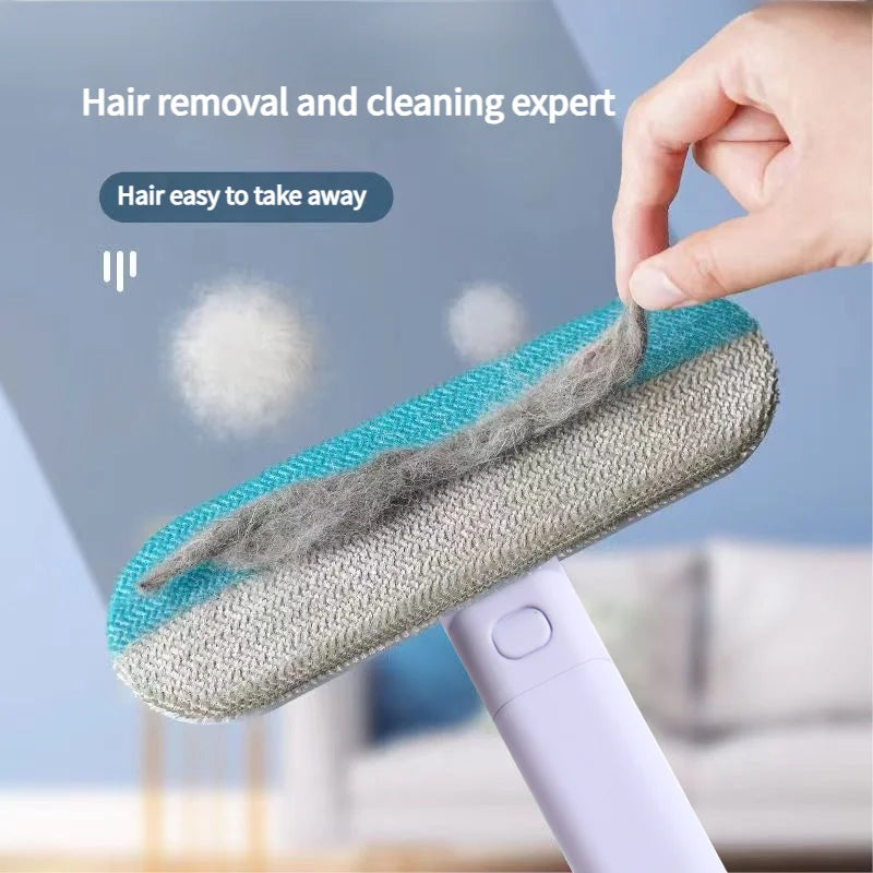 Pet Hair Removal Tool 4-in-1 Hair Removal Furniture Cat Hair Remover for Couch-Pet Hair Removal Car Cloth Furniture Carpet Bed