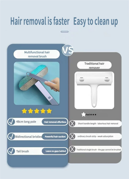 Pet Hair Removal Tool 4-in-1 Hair Removal Furniture Cat Hair Remover for Couch-Pet Hair Removal Car Cloth Furniture Carpet Bed